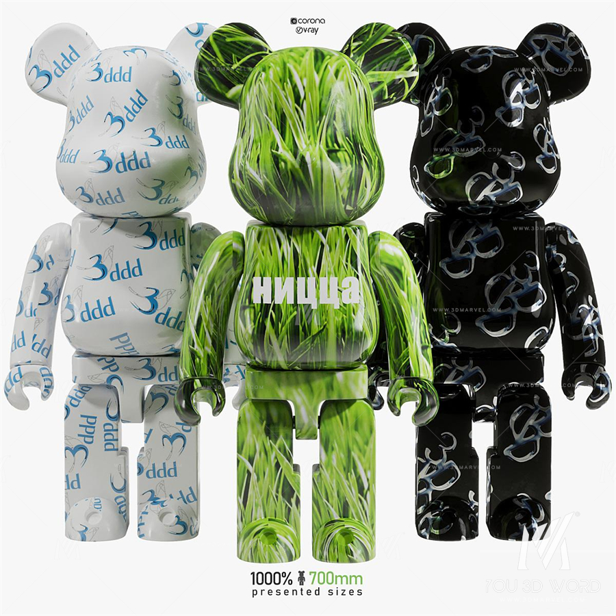 Bearbrick 3DDD
